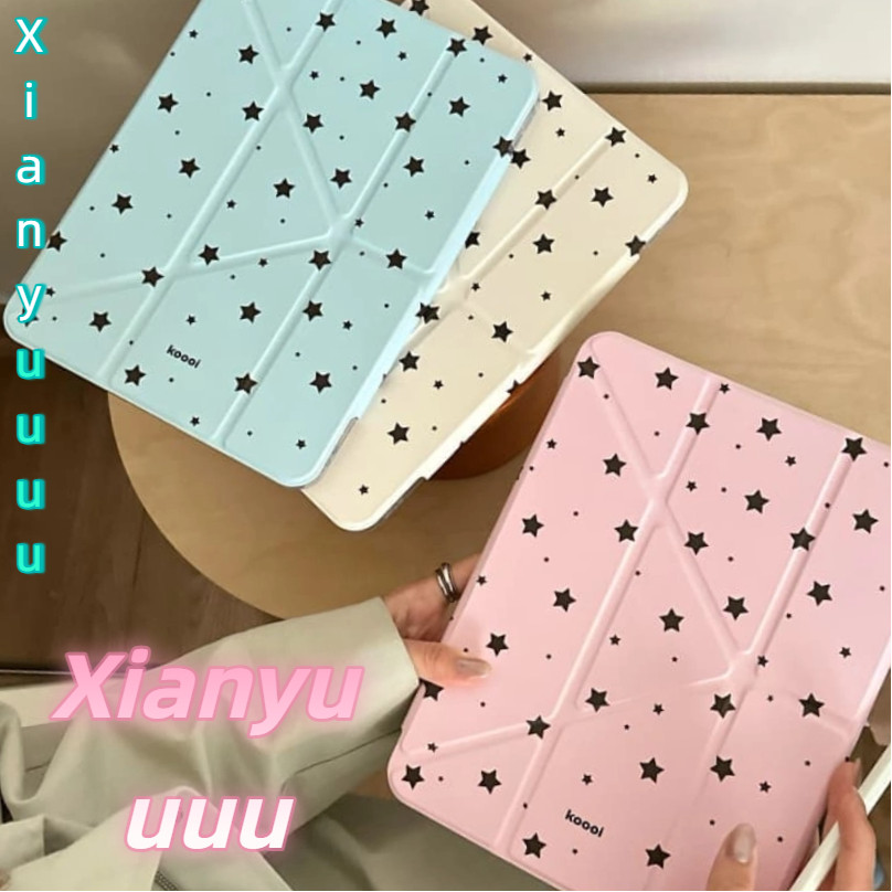 INS Wave Point Pentacle 3+YสําหรับIPad10.2 Shell Ipad10th 5th Gen11 A16 ฝาครอบMini6/7 2024Ipad Air6/7 11/13 นิ้วAir4/5 10.9 Pro11 M2 Ipad12.9 ฝาครอบป้องกันการดัด