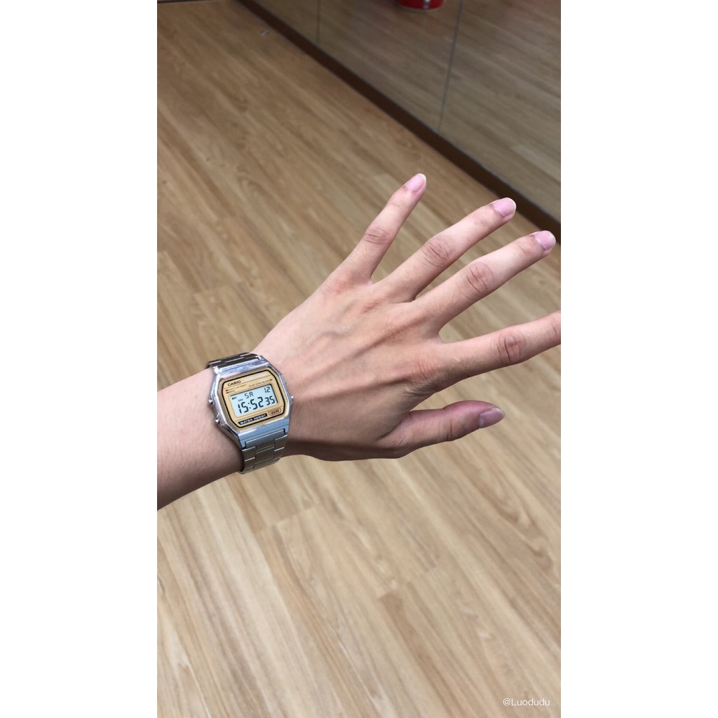 CASIO CASIO VINTAGE Influencer Small Gold Watch A158WEA-9#送礼推荐