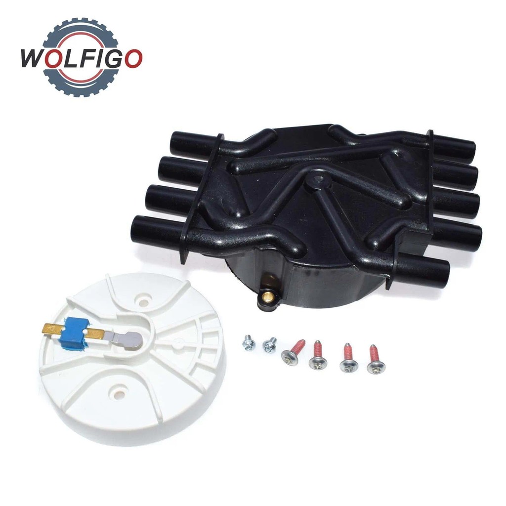 WOLFIGO ชุดหมวกและโรเตอร์จําหน่ายใหม่ 10452459 สําหรับ 1996-2002 Chevrolet 5.0L 5.7L V8 GMC Cadillac