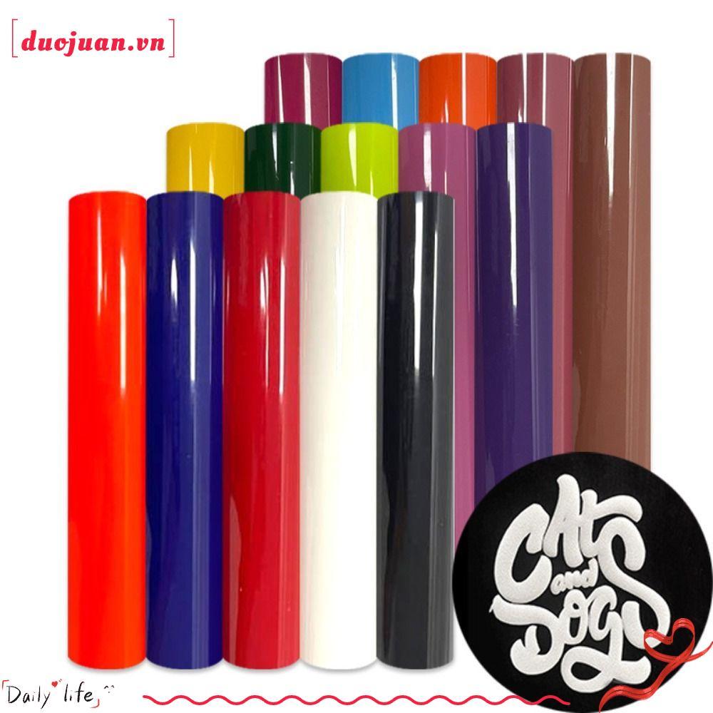 DUOJUAN Thermal Transfer, Transfer PU Puff, DIY Easy to Cut Vinyl Lettering film Press Machine