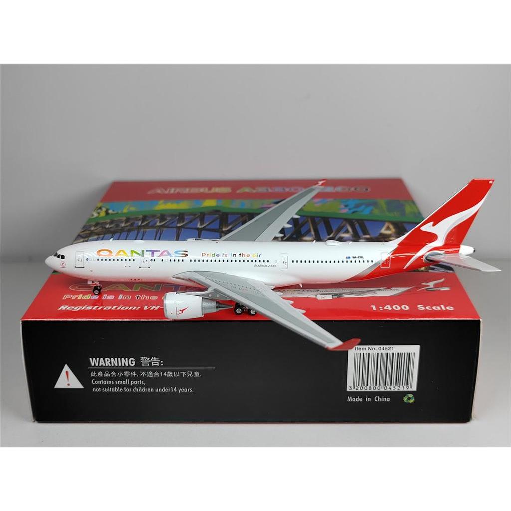 จัดส่งรวดเร็ว - Phoenix 04521 1: 400 Australian Airlines A330-200 VH-EBL Air Pride Alloy