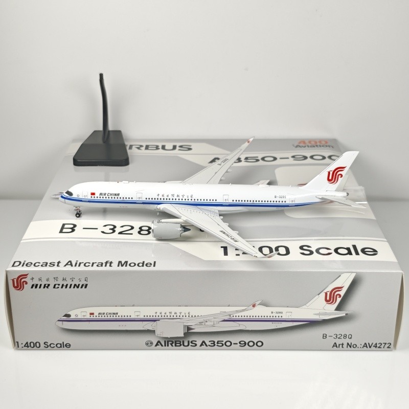Fast Shipping-Aviation 1: 400 China International Airlines A350-900 B-328Q 322H โมเดลเครื่องบินโลหะผ
