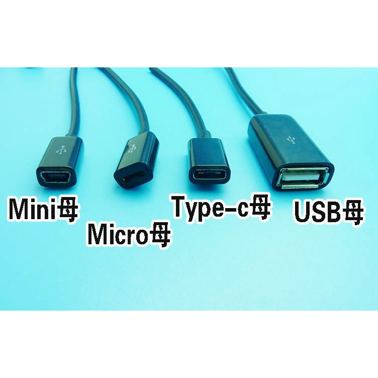 TYPE-C ถึง PH2.0 * 2P Female Terminal Micro Connection XH2.54 Male End Air Butt MiniUSB Wire