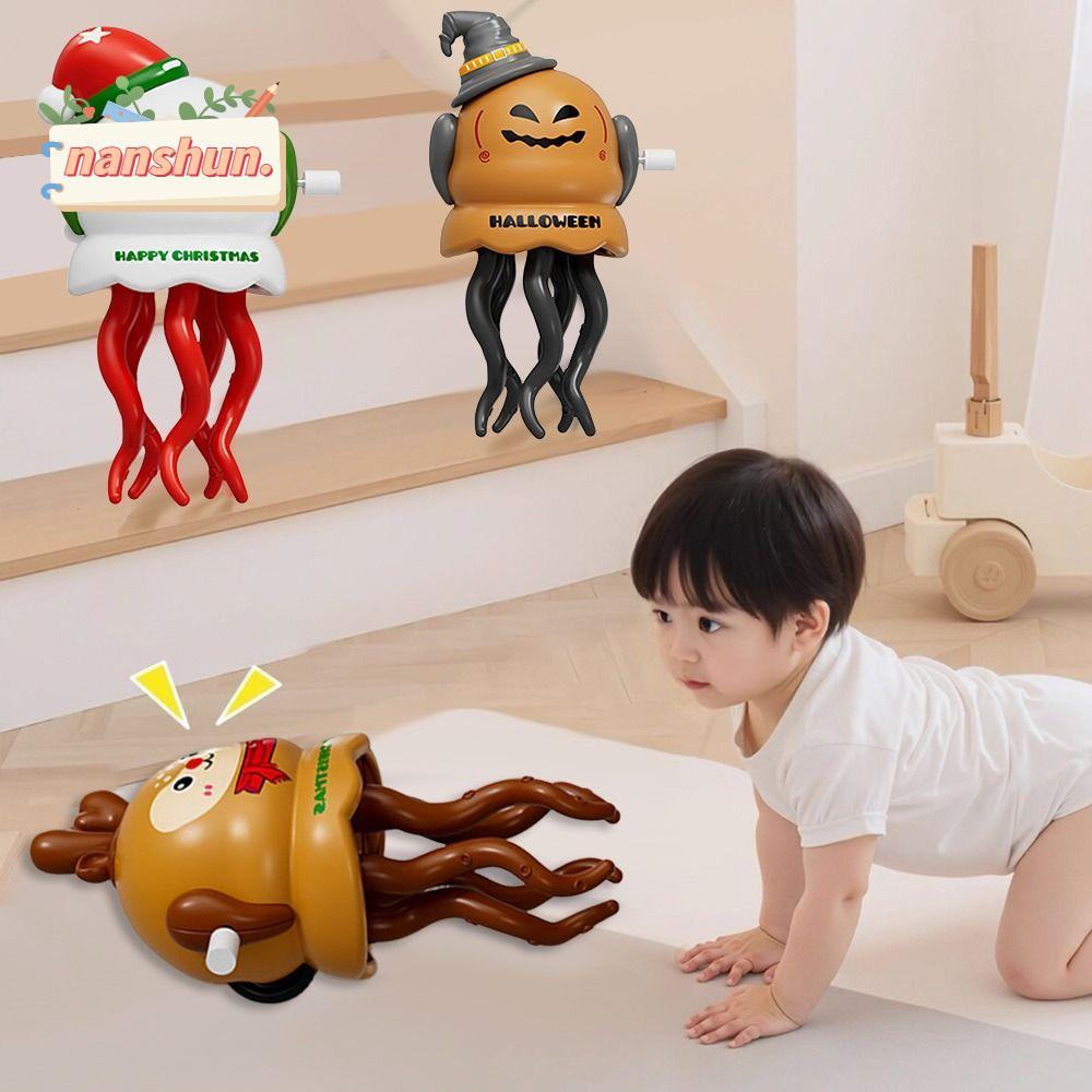 NANSHUN Magic Dancing Octopus ของเล่น, Elk Clockwork Auto-Dance Octopus, ฟักทองตลก Ghost หลีกเลี่ยงอ