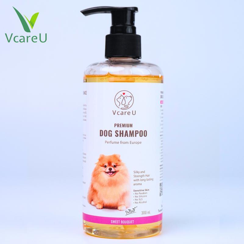 V CARE U แชมพูอาบน้ำสัตว์เลี้ยง No.1 l ขนาด 300 ml
