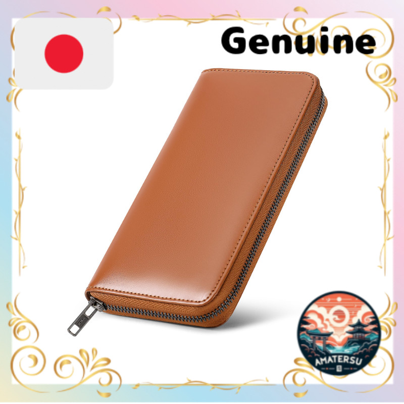 [Ziegler] Men's Wallet Long Wallet Genuine Leather Popular Brand Crafted by Master Artisans Large Ca