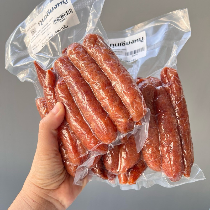 กุนเชียงหมู แม่ทวี มันน้อย หวานน้อย อร่อยครบรส (ขายดี)