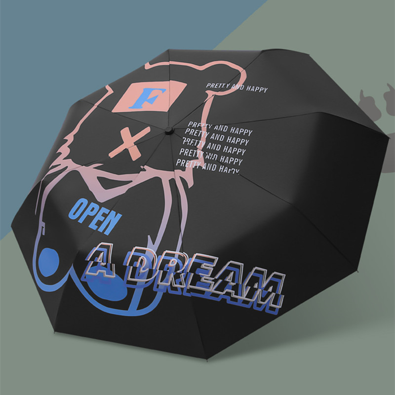 ร่มกันแดดพับได้ Sleepy Cat Rain หรือ Shine