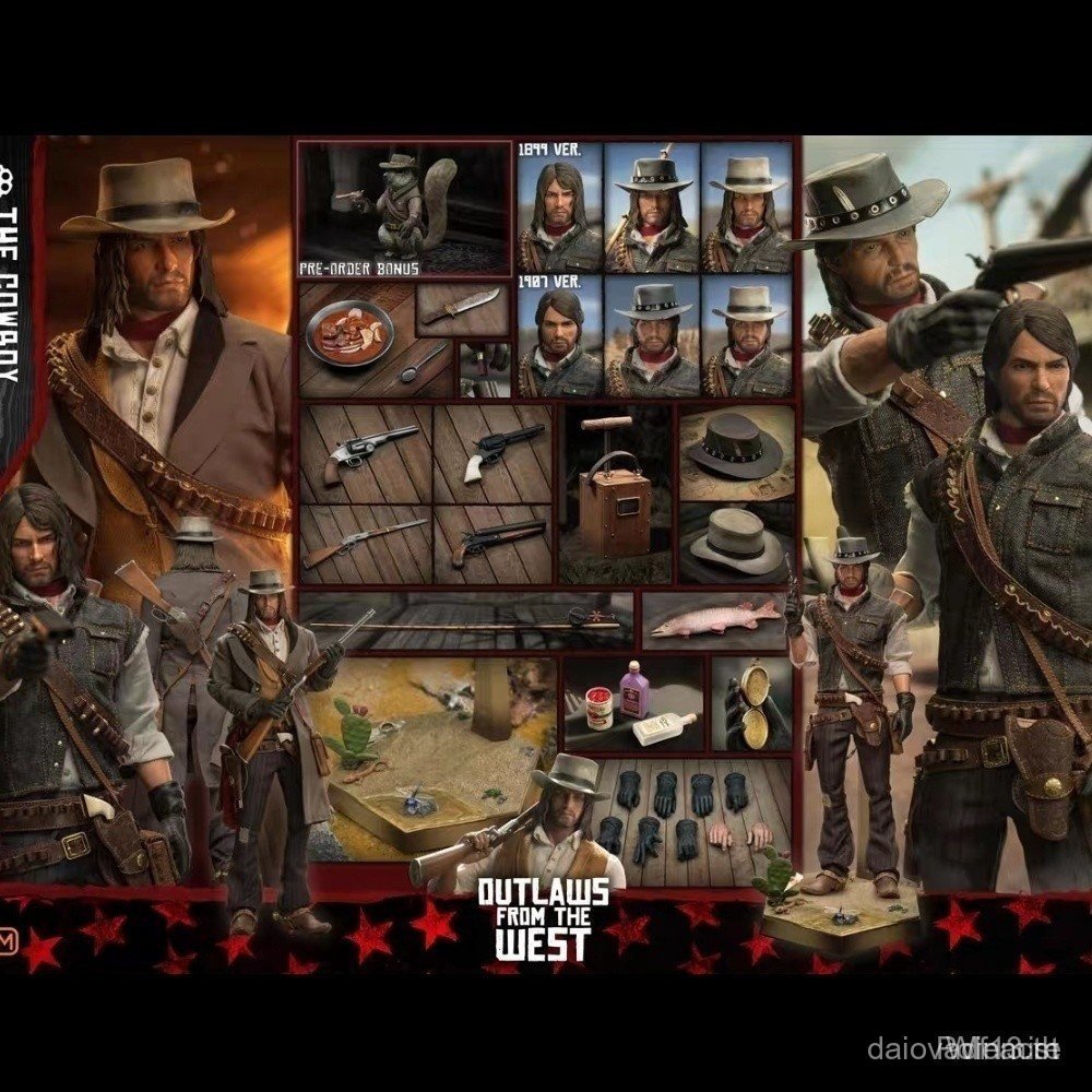 LIMTOYS John LIM011 Wilderness Big Darter Cowboy John Big Cousin 1/6 ตุ๊กตาแบรนด์ใหม่