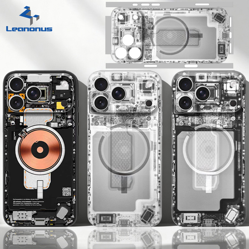 Dazzling Teardown Decal Skin สําหรับ iPhone 17 Pro Max IP17Pro Back Screen Protector สติกเกอร์ส่วนบุคคล