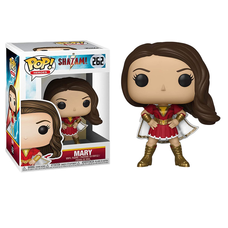 Funko pop DC Shazam Shazam ตุ๊กตาฟิกเกอร์ Black Adam Black Adam Freddy Mary