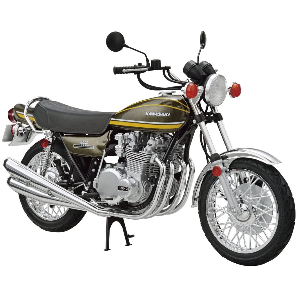 AOSHIMA 112 The Bike Series No31 Kawasaki Z1A 900 SUPER4 1974 รุ่นพลาสติก