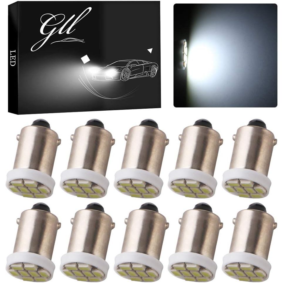 Grandview BA9 BA9S 53 57 1895 64111 รถสีขาว BA9S หลอดไฟ LED สีขาว Super Bright ใช้สําหรับประตูด้านข้