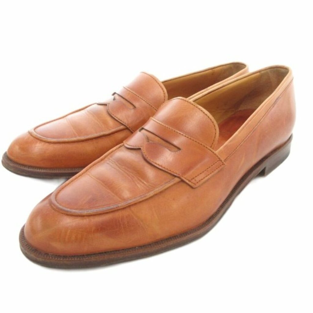 YANKO Loafers Brown leather Direct from Japan Secondhand