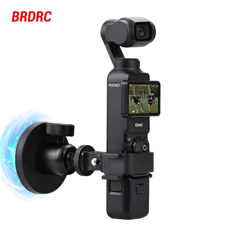 Magnetic Mount Magnet Car Mount สําหรับ Dji Pocket 3/insta360 X5 360° ฐานขาตั้งเดสก์ท็อปหัวบอลหมุนสํ