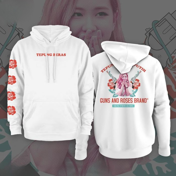 🦏 【Boxy Hoodie】 Tomoinc Jaket Sweater Hoodie Guns and Roses Brand M-3XL