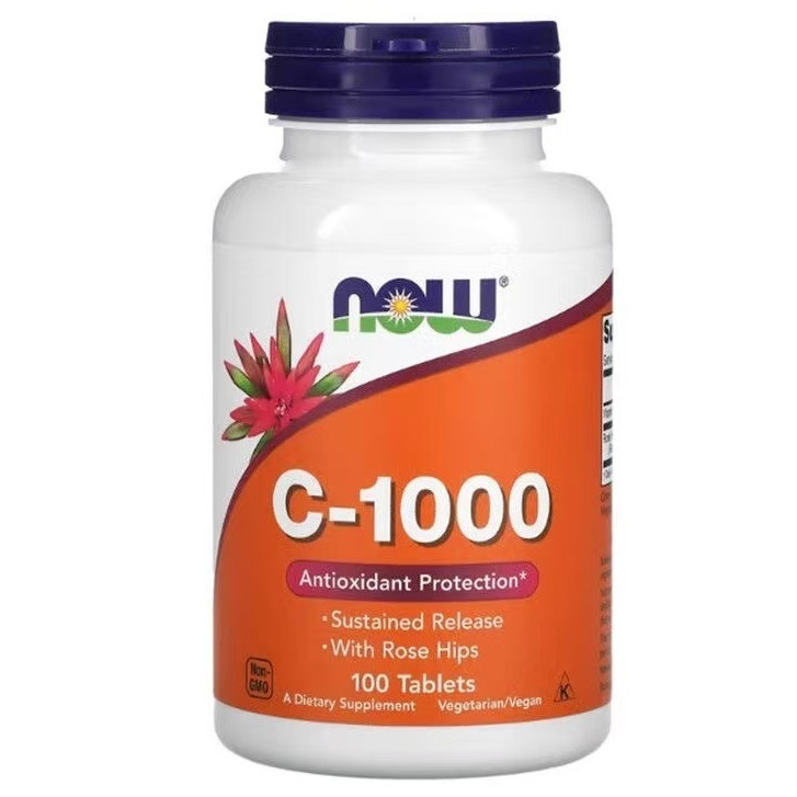 วิตามินซี Now Food 500/1000mg สำหรับผิวสุขภาพ