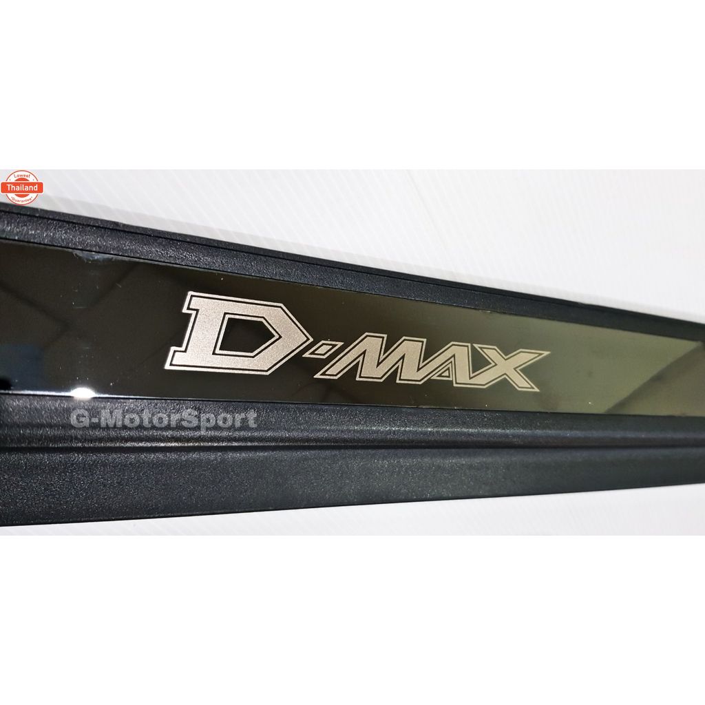ชายันไดพลาสติกสีดำ D-Max 4ประตู year2020 กันรอยประตูดีแม็ค dmax2020 ชายประตูdmax2020 ของแต่งisuzu กั