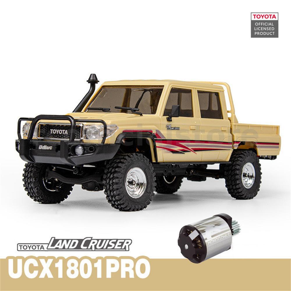 UDIRC UCX1801 PRO RTR 1 18 2 4G 4WD Brushless RC Toyota Land Cruiser LC79 Rock Crawler ถังเปิด LED ส