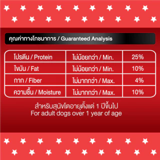 Bingo Star Hipro บิงโกสตาร์ ไฮโปร อาหารสุนัข ชนิดเม็ด รสแกะ โปรตีนสูง ขนาด 1 Kg (ถุงแบ่งจากกระสอบ)
