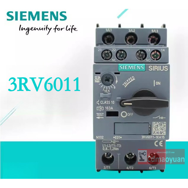 SIEMENS เซอร์กิตเบรกเกอร์ป้องกันมอเตอร์ 3RV6011-1EA15 AA/BA/CA/DA/FA/GA/HA 3RV6021