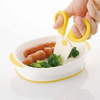 New เพิ่มลายปี 2026 Skater - Baby Food Cutter กรรไกรตัดอาหารสำหรับเด็ก