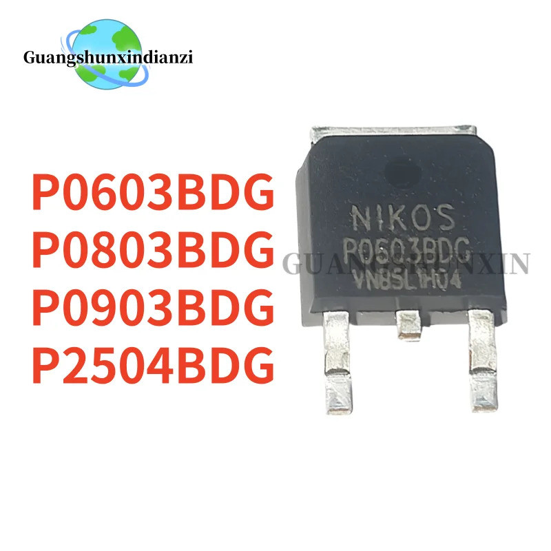 5PCS P0603BDG P0803BDG P0903BDG P2504BDG MOSFET TO-252 Field Effect ทรานซิสเตอร์