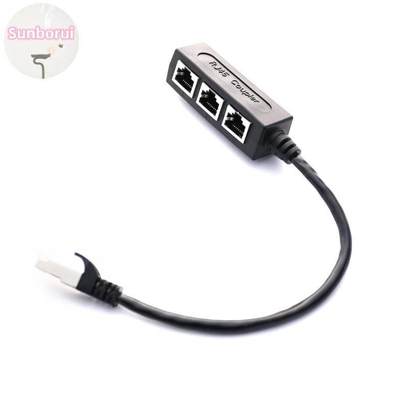 Sunborui RJ45 Splitter LAN Ethernet Network RJ45 Connector Splitter Adapter Cable TH