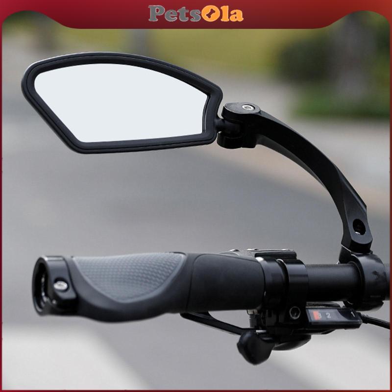 [เล็กกระทัดรัด] กระจกจักรยานมือจับติดกระจกมองหลังจักรยานหมุนได้สําหรับขี่รถจักรยานยนต์ - รูปที่ 2