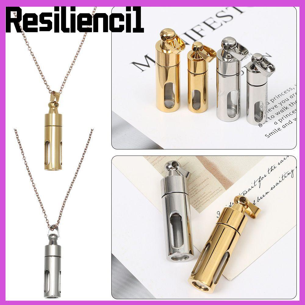 RESILIENCI1 น้ําหอม Vial จี้ Unisex แฟชั่นเครื่องประดับ DIY สร้อยคอ