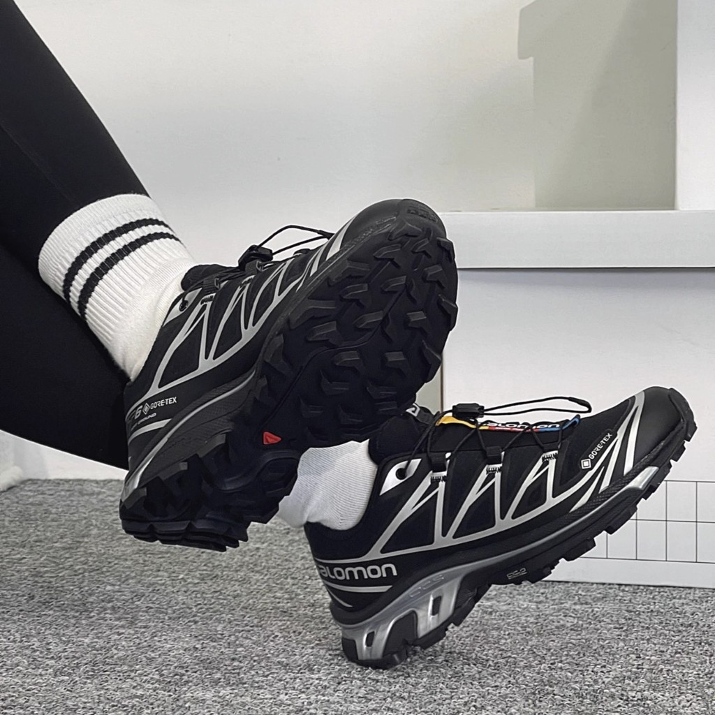 ✅SALOMON รองเท้าวิ่ง XT-6 GTX Black Silver/Black Ebony Sneaker 474506&416635&413173&473057&474455 - แท้100%/ป้ายเกาหลี - รูปที่ 2