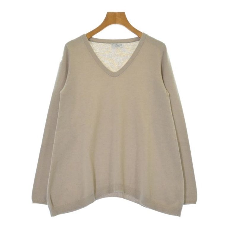 Brunello Cucinelli Nell Sweater Knit beige Women Direct from Japan Secondhand