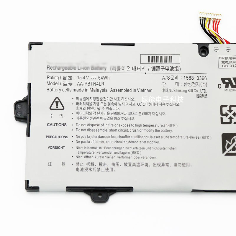เหมาะสําหรับ Samsung Notebook 9 Pro NP940X3M/X5M/X5N AA-PBTN4LR แล็ปท็อป