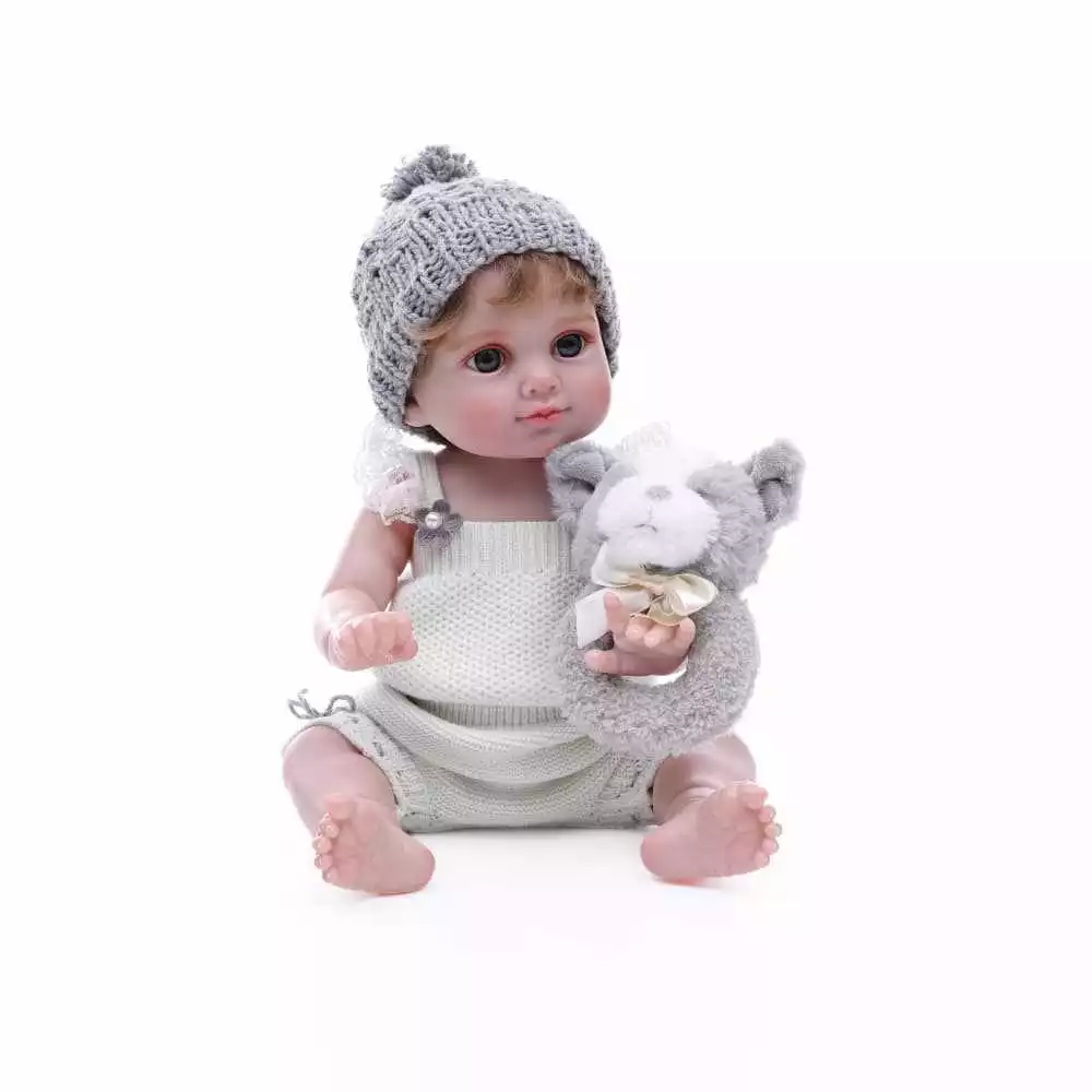 ตุ๊กตาทารกแรกเกิด Reborn ขนาด 50 ซม. ตุ๊กตาไวนิลชุดกระต่าย thumbnail 8