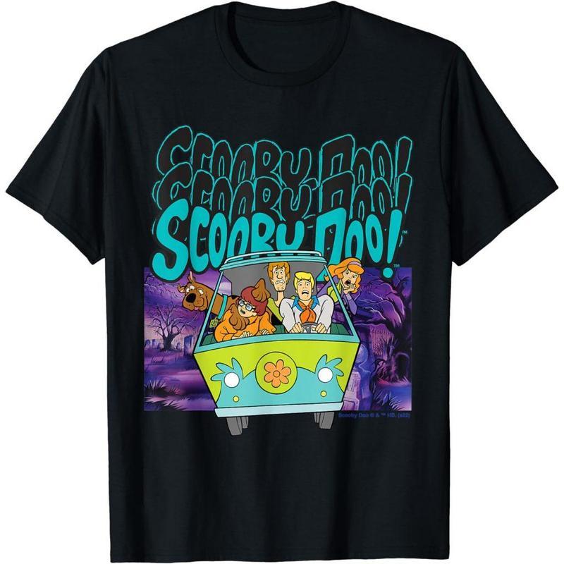Scooby Doo! Scooby Doo! Scooby Doo! เสื้อยืด S-5XL