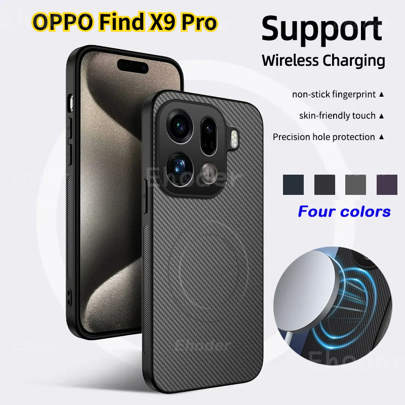 หรูหรา Matte สําหรับ OPPO ค้นหา X9Ultra X9 Pro 4G 5G 2025 กรณีแม่เหล็กไร้สายสําหรับ FindX9Ultra FindX9S FindX9Pro X9Pro CPH2791 CPH2797 นุ่ม TPU กรณีป้องกัน