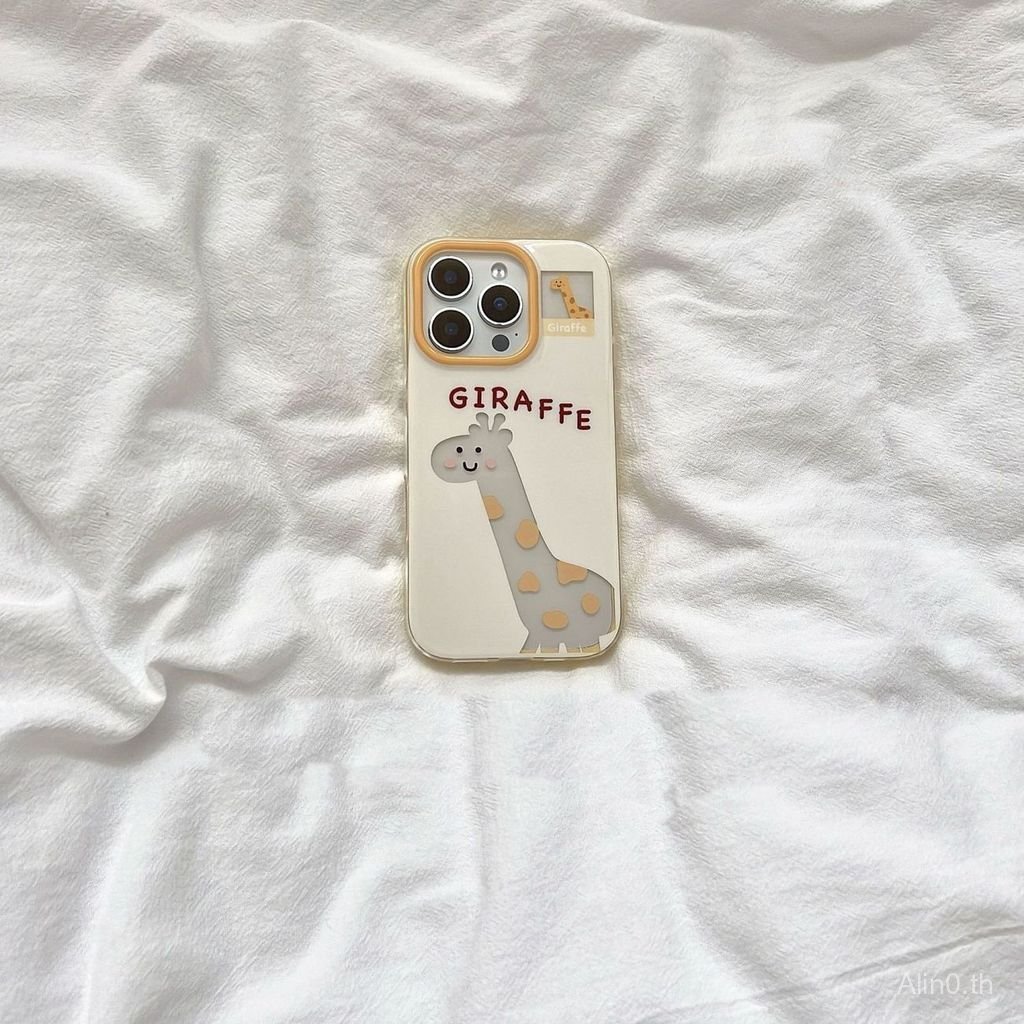 เคสโทรศัพท์เหมาะสําหรับiPhone 7 8 X XS XR XSMAX 11 12 13 14 15 16 17 Pro max Plus Air Hollow Giraffe