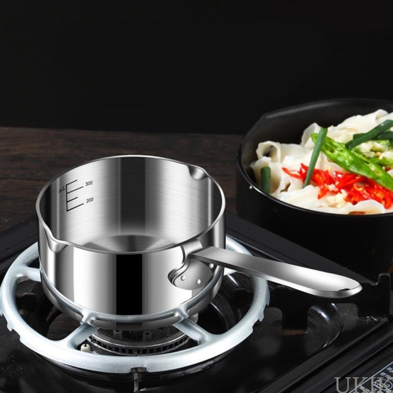 UKIK Functional Nonrust Steel Cooking Pots Optimized สําหรับควบคุมความร้อน Tasks รวมทําลูกอมและรส In