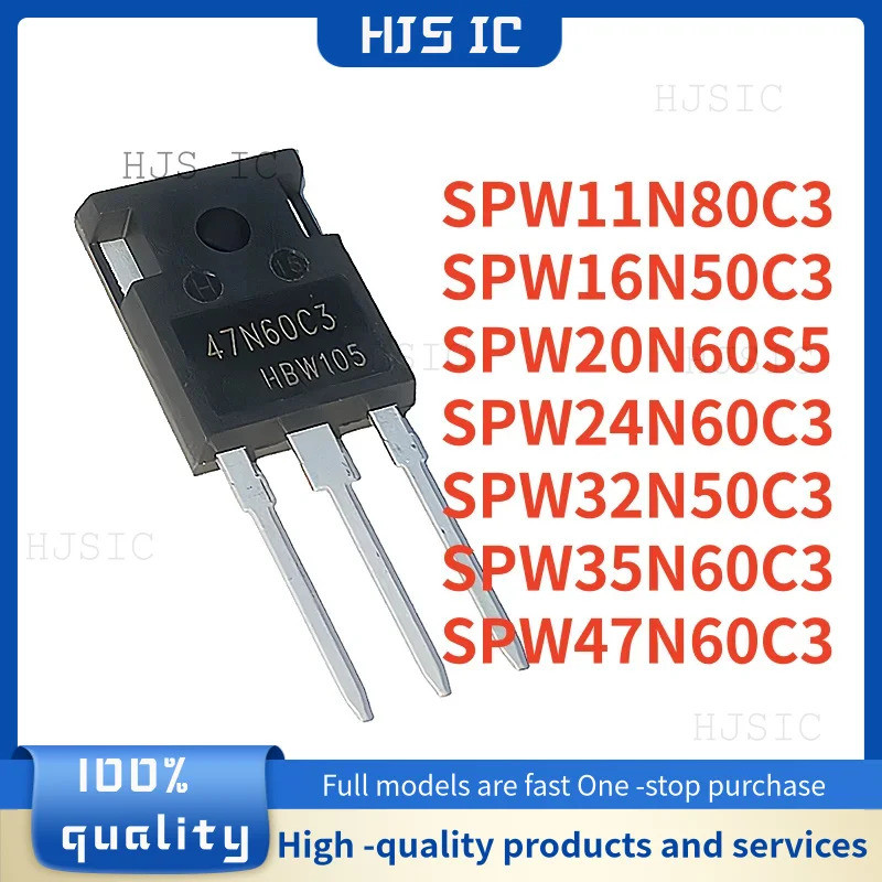 5PCS 11N80C3 16N50C3 20N60S5 24N60C3 32N50C3 35N60C3 47N60C3 TO-247 SPW20N60S5 SPW24C3W3C3C3 ทรานซิส