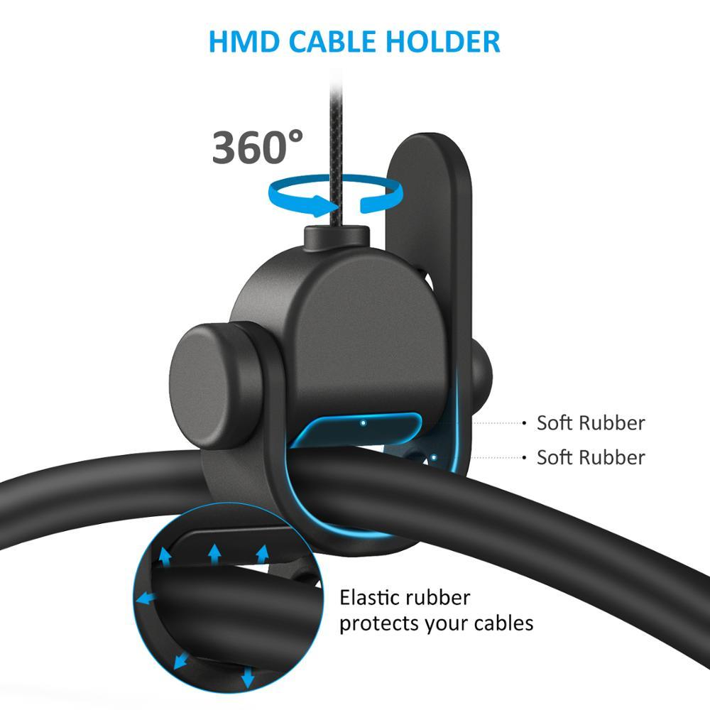 อุปกรณ์เสริม VR 1 ชิ้น Silent VR Cable Pulley สําหรับ HTC Vive/Viv
