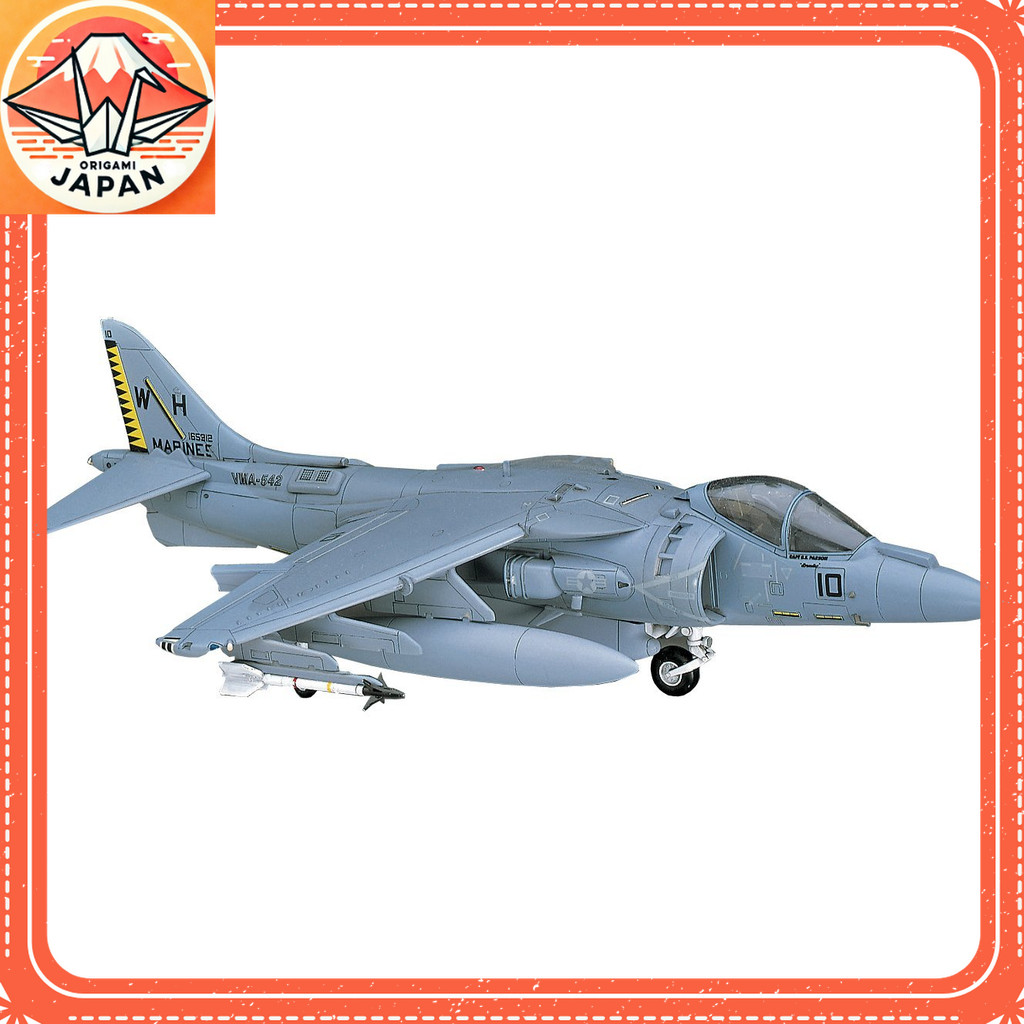 Hasegawa 1/72 US Marine Corps AV-8B Plus Harrier II รุ่นพลาสติก D24【Direct from Japan】