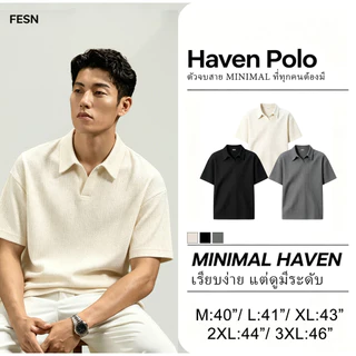 Textured Knit Polo Shirt ฤดูร้อนความรู้สึกระดับไฮเอนด์ คนพาล หล่อปกเสื้อโปโลแขนสั้นสีดําบริสุทธิ์