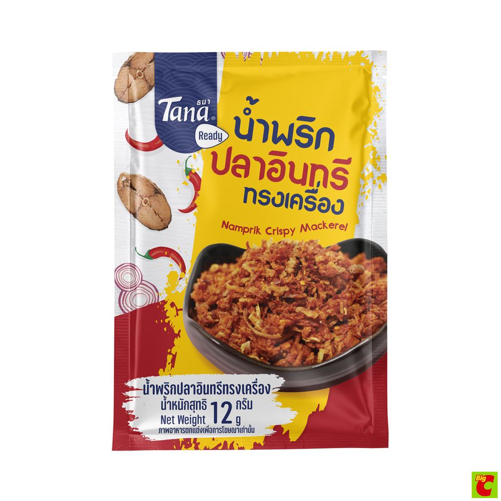 ธนา น้ำพริกปลาอินทรีทรงเครื่อง 12 ก.