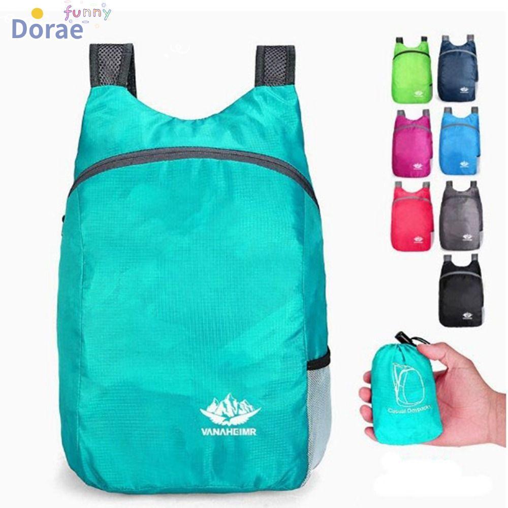 DORAEZY กระเป๋าเป้สะพายหลังน้ําหนักเบา 20L 8 สี Ultralight Travel Daypack