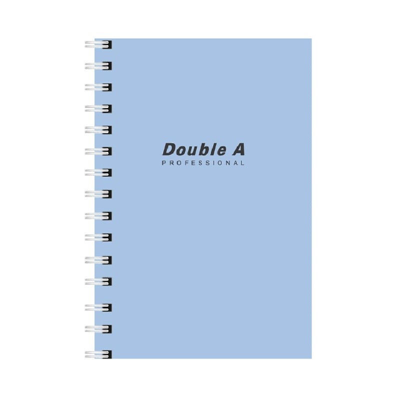 DOUBLE A สมุดสันห่วง B5 70แกรม (60แผ่น) สีฟ้า