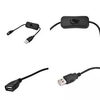 [ใหม่] สาย USB พร้อมสวิตช์ควบคุมไฟสําหรับ Raspberry Pi USB On Off Toggle [TH]