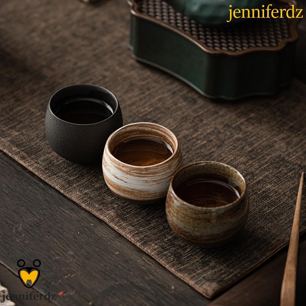 JENNIFERDZ ถ้วยชาสโตนแวร์, ถ้วยมาสเตอร์ญี่ปุ่น 80 มล., สํานักงานแก้วกาแฟสไตล์โบราณย้อนยุคที่ทําด้วยมือในครัวเรือน