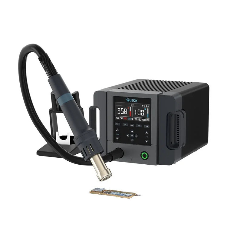 Hot QUICK 861PRO 1300W สมาร์ท Hot Air Desoldering Station BGA SMD Rework Station สําหรับโทรศัพท์มือถ