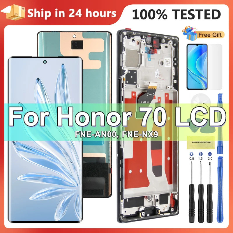 สําหรับHUAWEIสําหรับHonor 70 จอแสดงผลLCD Touch Screen Digitizer AssemblyสําหรับHonor 70 FNE-AN00 FNE