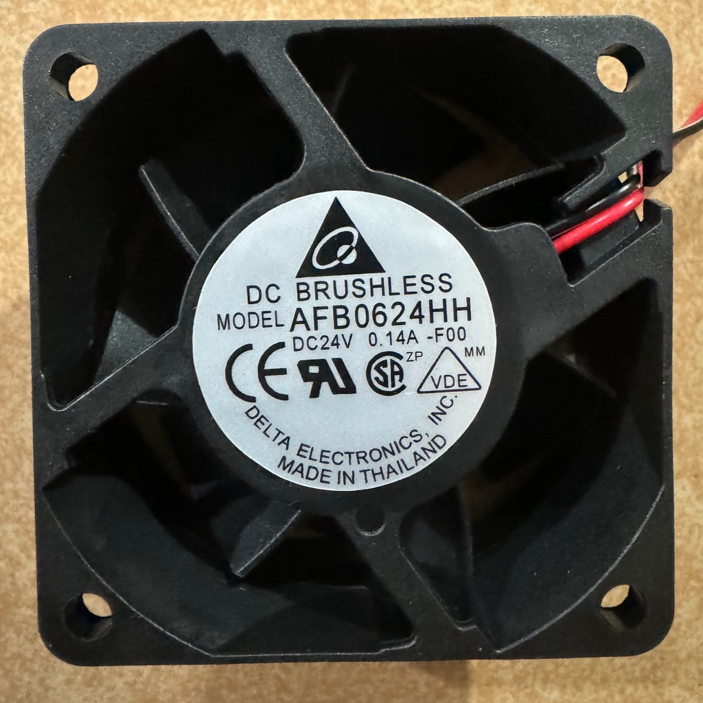 ยี่ห้อใหม่ Delta AFB0624HH 6025 24V 0.14 6CM/cm 60 * 25MM เงียบ